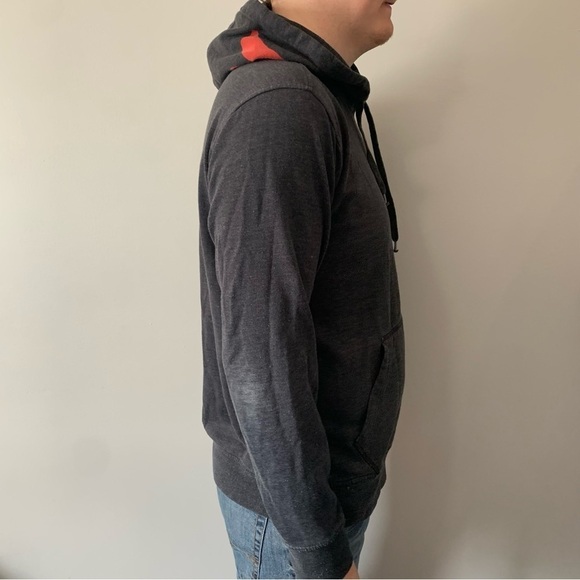 π Hurley Dark Grey Lightweight Spring/Summer Sweater - Unisex, Menβs Size LG π - Picture 4 of 14